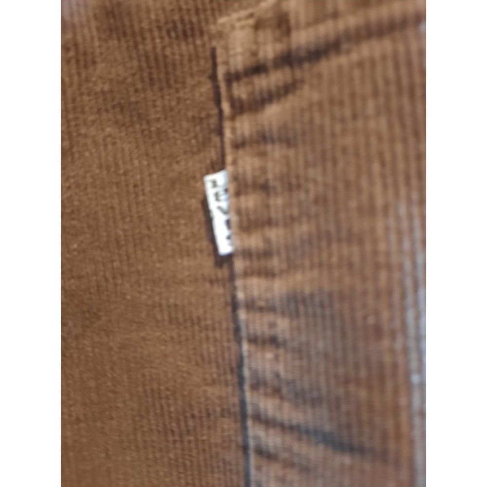 Vintage Levis Corduroy Pants, Men's White Levi Tag - Picture 7 of 12